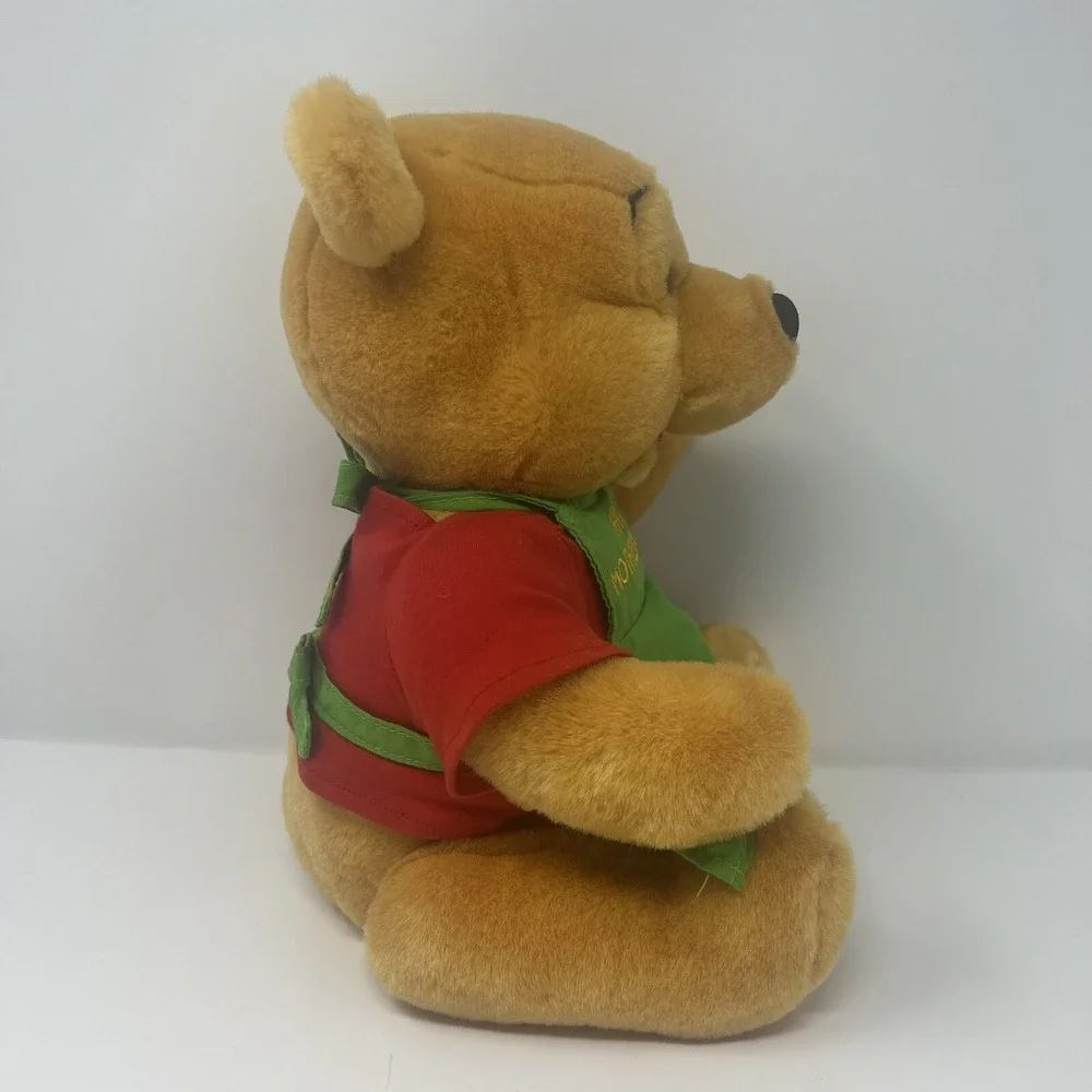 Winnie The Pooh Mother's Day‎ Special Edition Green Apron Disney Plush 12